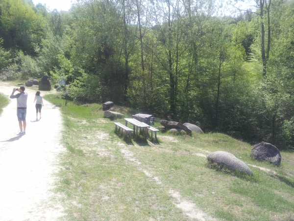 Rezervatia naturala muzeul Trovantilor Costesti poza